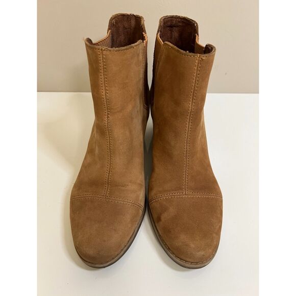 Toms Everly Ankle boots in cognac. Size 9. - Picture 1 of 8